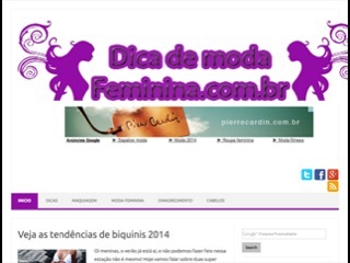 Thumbnail do site Dica de Moda Feminina