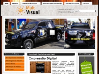 Thumbnail do site Multvisual - Comunicao Visual Impresso Digital