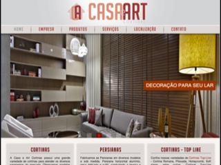 Thumbnail do site Casa e Arte