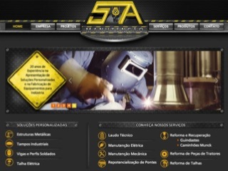Thumbnail do site S&A Manuteno Ltda