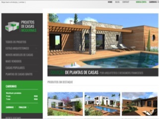 Thumbnail do site Projetos de Casas Modernas.com