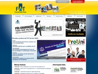 Thumbnail do site FAT - Faculdade Ansio Teixeira