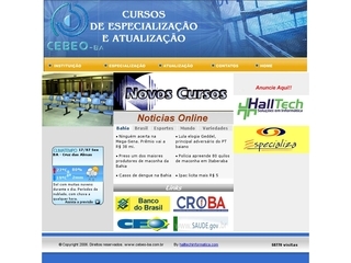 Thumbnail do site Cebeo - Centro Baiano de Estudos Odontolgicos