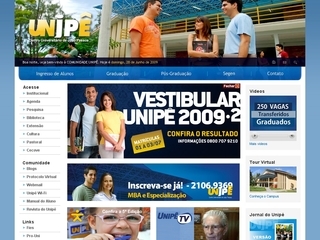 Thumbnail do site UNIP : Centro Universitrio de Joo Pessoa