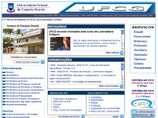 Thumbnail do site UFCG - Campus Universitrio de Cajazeiras