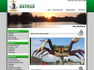 Thumbnail do site Prefeitura Municipal de Bayeux
