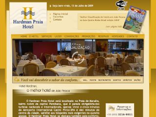 Thumbnail do site Hardman Praia Hotel