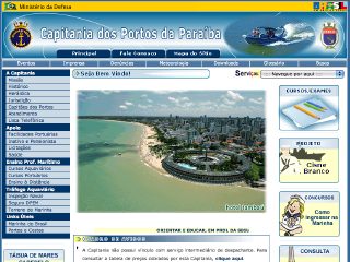 Thumbnail do site Capitania dos Portos da Paraba