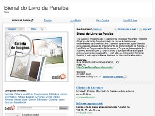 Thumbnail do site Bienal do Livro da Paraba