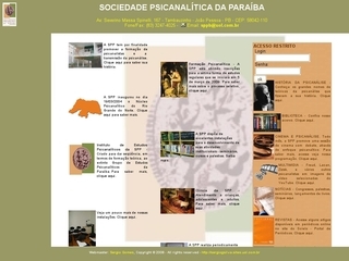 Thumbnail do site Sociedade Psicanaltica da Paraba