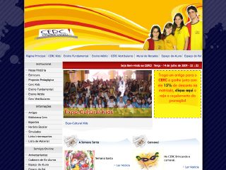 Thumbnail do site CERC: Complexo Educacional Regina Coeli
