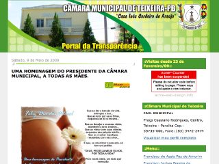 Thumbnail do site Cmara Municipal de Teixeira - Paraba