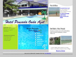Thumbnail do site Pousada Onda Azul 