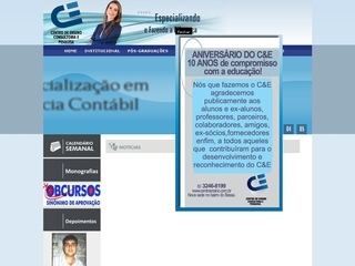 Thumbnail do site Centro Ensino, Consultoria e Pesquisa