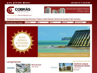 Thumbnail do site Cobrs Imveis