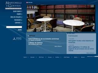 Thumbnail do site Martorelli e Gouveia Advogados