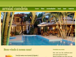 Thumbnail do site Pousada Arraial Candeia
