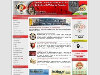Thumbnail do site Grande Conselho Estadual da Ordem DeMolay