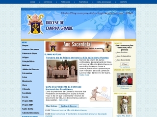 Thumbnail do site Diocese de Campina Grande