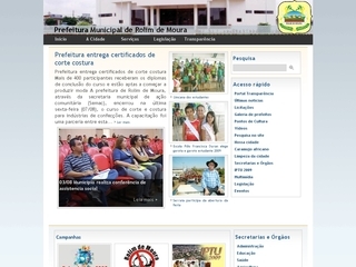 Thumbnail do site Prefeitura Municipal de Rolim de Moura