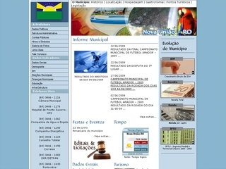 Thumbnail do site Prefeitura Municipal de Nova Unio