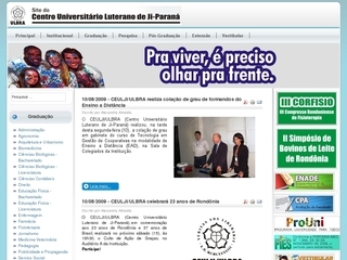 Thumbnail do site ULBRA - Universidade Luterana de Ji-Paran