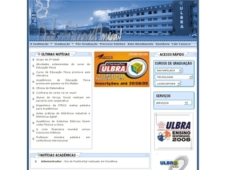 Thumbnail do site ILES/ULBRA Instituto Luterano de Ensino Superior de  Porto Velho