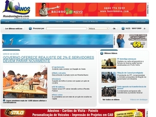 Thumbnail do site Rondoniagora - Jornalismo em Tempo Real