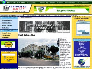 Thumbnail do site Porto Velho Agora: sua fonte de notcias