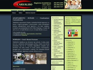 Thumbnail do site Imveis Carvalho