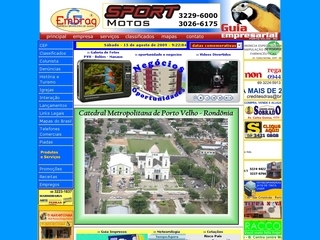 Thumbnail do site Guia Empresarial de Porto Velho