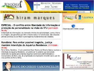 Thumbnail do site Rondônia Jurídico