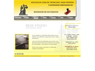 Thumbnail do site Advocacia Carlos Troncoso, Naza Pereira e Advogados Associados