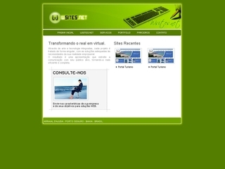 Thumbnail do site WSITES.NET - Transformando o real em virtual