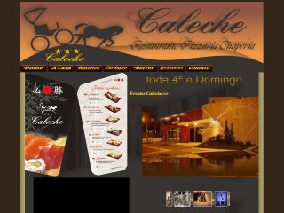Thumbnail do site Caleche Restaurante Pizzaria Choperia