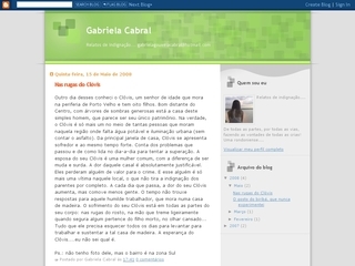 Thumbnail do site Gabriela Cabral - blog