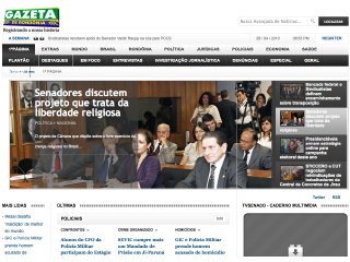 Thumbnail do site Gazeta Amazônica