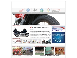 Thumbnail do site Cometa Comercio de Veculos VW