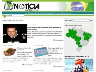 Thumbnail do site Notícia na Hora