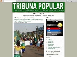 Thumbnail do site Tribuna Popular