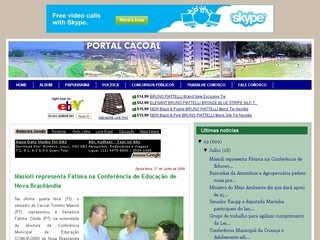 Thumbnail do site Portal Cacoal