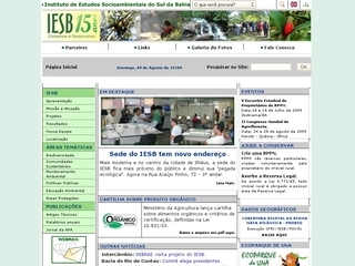 Thumbnail do site IESB - Instituto de Estudos Socioambientais do Sul da Bahia