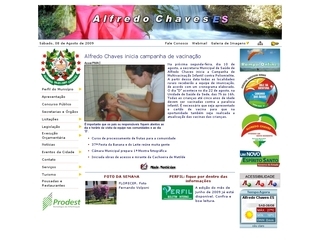 Thumbnail do site Prefeitura Municipal de Alfredo Chaves
