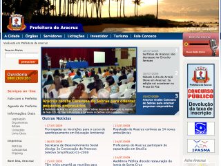 Thumbnail do site Prefeitura Municipal de Aracruz