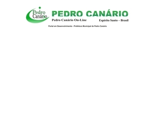 Thumbnail do site Prefeitura Municipal de Pedro Canário