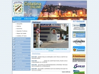 Thumbnail do site Prefeitura Municipal de Colatina