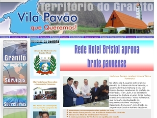 Thumbnail do site Prefeitura Municipal de Vila Pavo