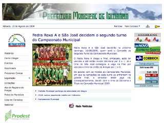 Thumbnail do site Prefeitura Municipal de Ibitirama