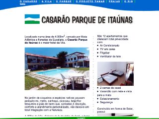 Thumbnail do site Casarão Parque de Itaúnas