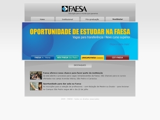 Thumbnail do site FAESA